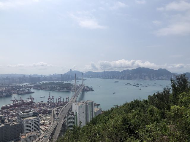 青衣細山步行徑⛰️鳥瞰藍巴勒海峽