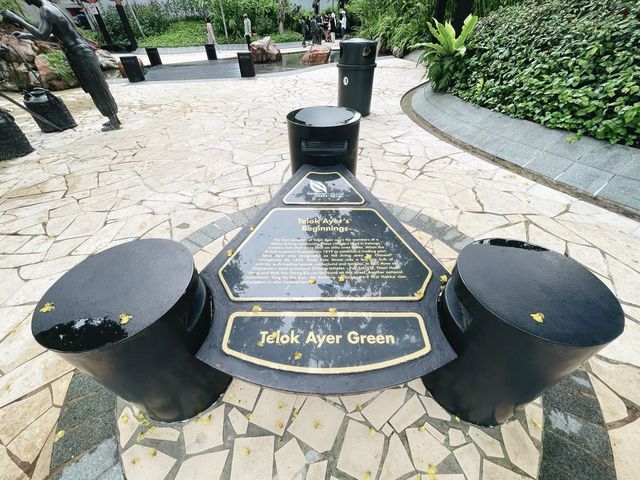 Commemorative park at Telok Ayer
