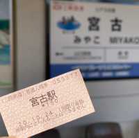 【岩手県】三陸鉄道の宮古駅でレトロな車両と記念撮影！