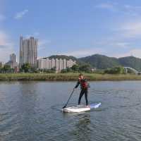 태화강에서 패들보드🏄‍♀️