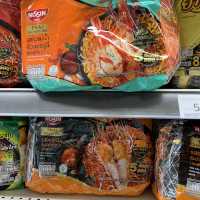 Local snacks, noodles, cartoon items@Lotus 