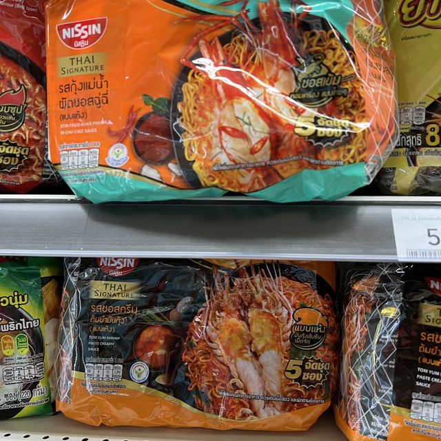 Local snacks, noodles, cartoon items@Lotus 