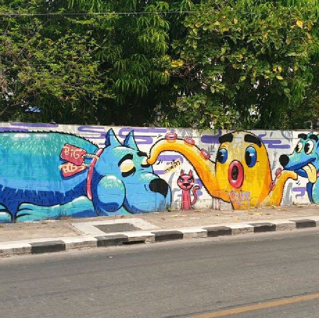 Khon Kean Street Art กราฟฟริตี้ขอนแก่น