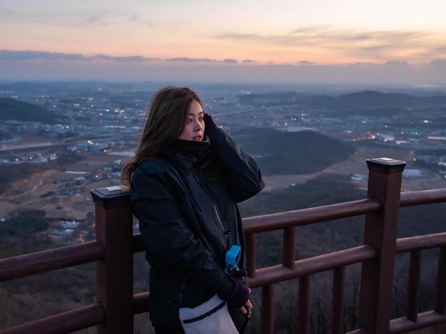 일출과 일몰을 한 눈에 볼 수 있는 화성 태행산