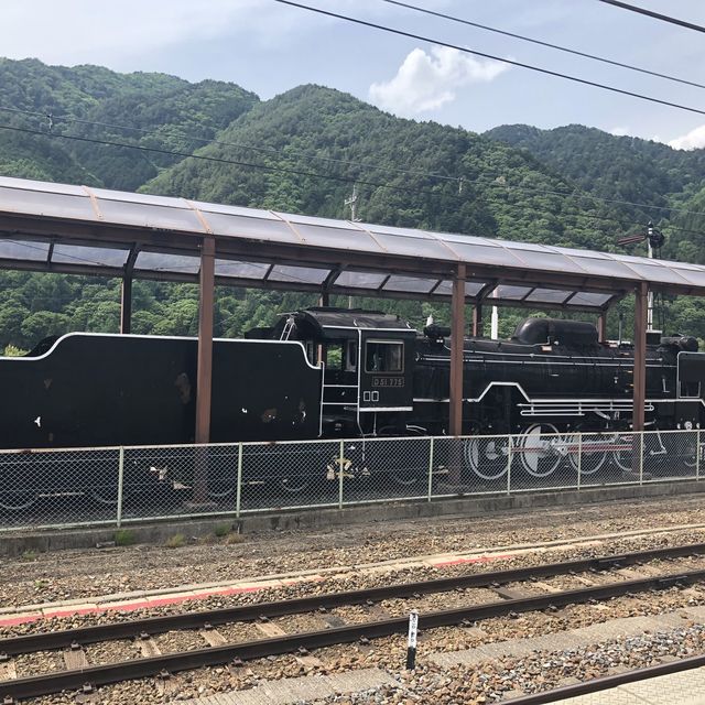 【木曽福島駅】木曽義仲、旗揚げの地。