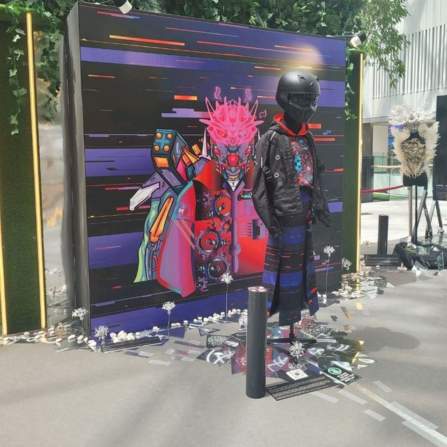 Fashtag Art work at Raffles City