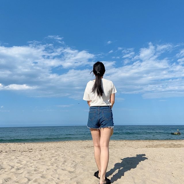 수영하기 좋은 낙산해수욕장🌊