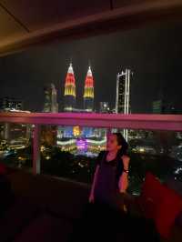 Malaysia Flag on Twin Towers