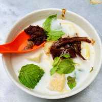Light and easy breakfast right below a flat