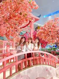 絕美日系新年打卡位🌸「花滿東港．玉兔迎福」和風櫻花園林🌸
