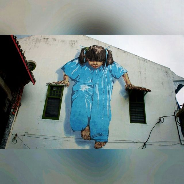 An Empty Street With a Unique Art
