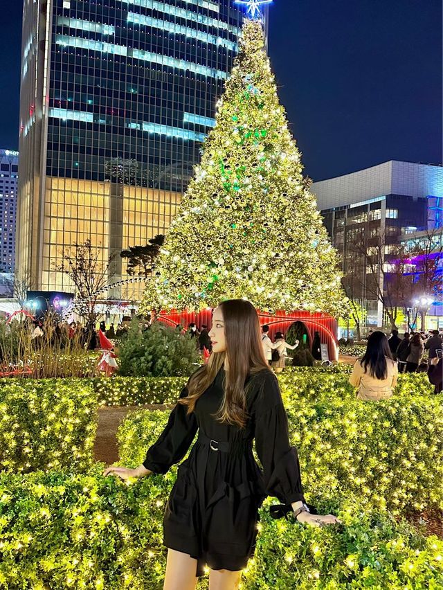 마치 유럽 크리스마스 마켓에 온 듯한 롯데타워 🎅🏻