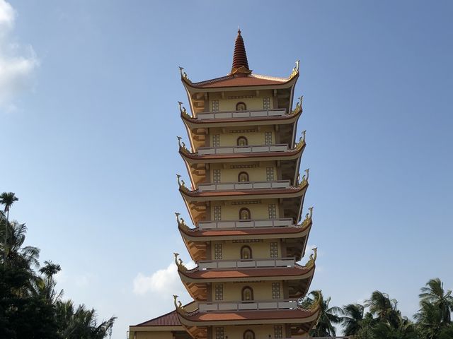 Vinh Trang Pagoda Temple - My Tho, Vietnam 