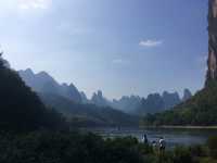 Hiking along the Li River