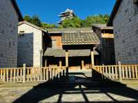 Wooden buildings ghost town, Confucius Hotel