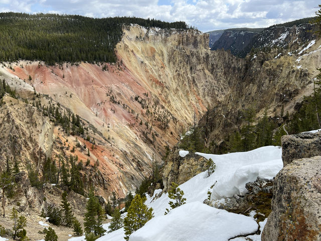 Yellowstone National Park in the United States.