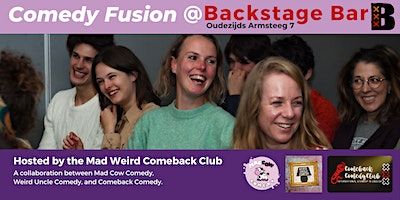 Comedy Fusion open-mic at Backstage Bar | Backstage Bar, Oudezijds Armsteeg, Amsterdam, Netherlands