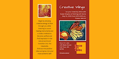 Creative Wings Sound & Paint Night - Painting with Senra | SoCo Art Labs, Globe Street, Fall River, MA, USA