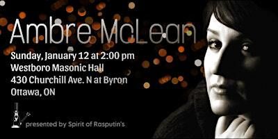 Ambre McLean | Westboro Masonic Hall