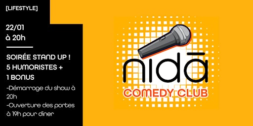 Nida Comedy Club - Soirée Stand up | 11 Prom. Coeur de Ville
