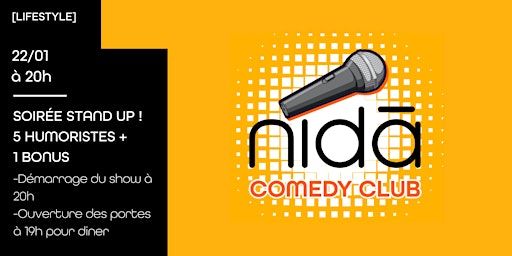 Nida Comedy Club - Soirée Stand up | 11 Prom. Coeur de Ville