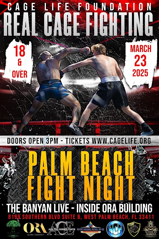 SOUTH FLORIDA FIGHT NIGHT - PALM BEACH - March 23rd, 2025 | The Banyan Live