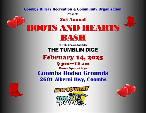 Boots and Hearts Bash | Coombs Rodeo Grounds