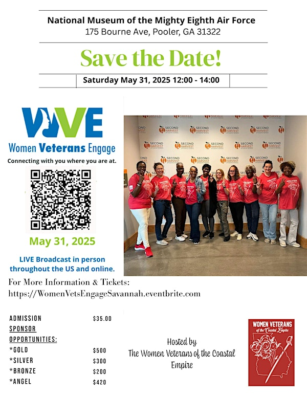 Women Veteran's Engage Conference - Savannah, Georgia | National Museum of the Mighty Eighth Air Force