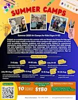 Summer Art Day Camp: Teen Week Ages 11+ | Gateway & Nick's Place For Us