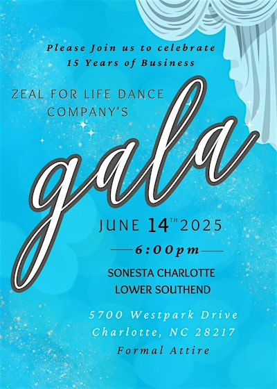 Zeal For Life Dance Company Gala | Sonesta Charlotte Lower South End