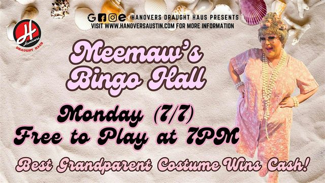 Not Your Meemaw's Drag Bingo Hall @ Hanovers Pflugerville | Hanovers Draught Haus