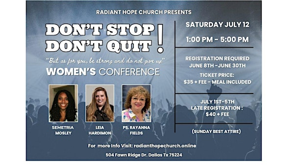 DON'T STOP! DON'T QUIT! | 504 Fawn Ridge Dr