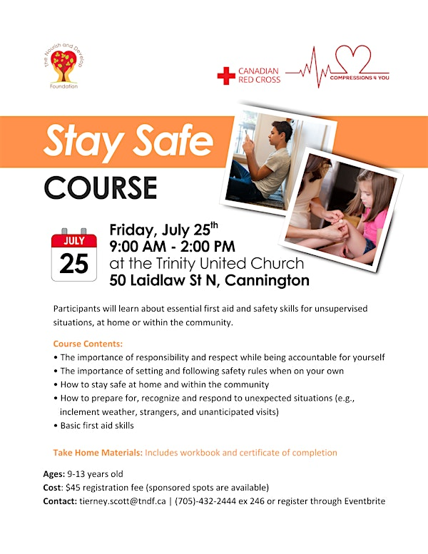 Stay Safe Course | 50 Laidlaw St N