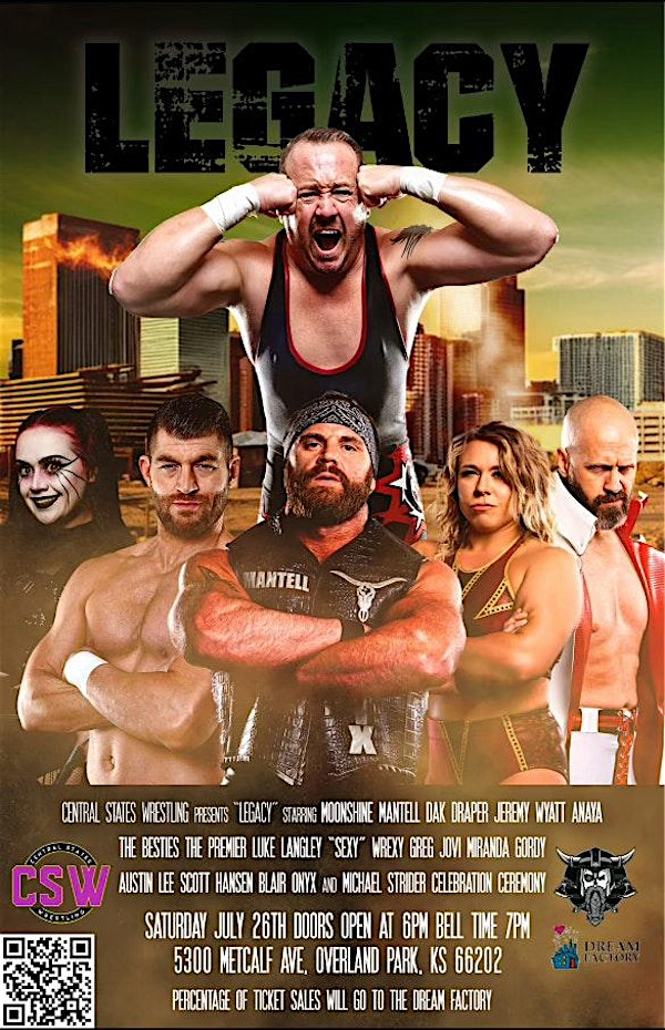 The New - Central States Wrestling presents: “Legacy” | Abdallah Shriners