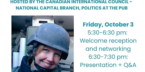 Politics @ the Pub: Book Presentation with Catherine Lang | Rideau Room, The Bridge Public House