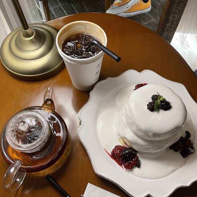 외대앞 수플레 팬케이크는 고소운이 접수한다!
