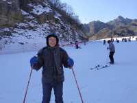 Catching a Ski at Huaibei Ski resort