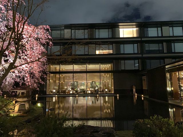 京都　ラグジュアリーホテル　HOTEL THE MITSUI  KYOTOのライトアップが凄すぎた❗️