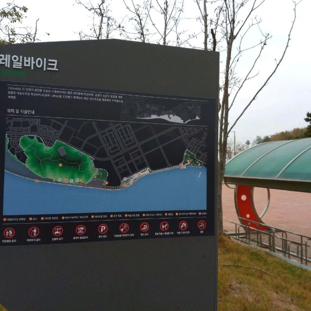 Seaside Rail Biking in Incheon