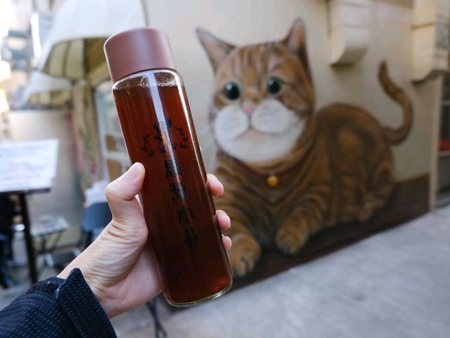 馬灣大肥貓壁畫