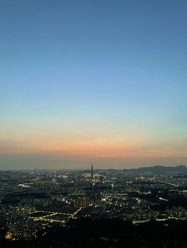 사진전문가들의 야경 성지🌃 남한산성 전망대✨