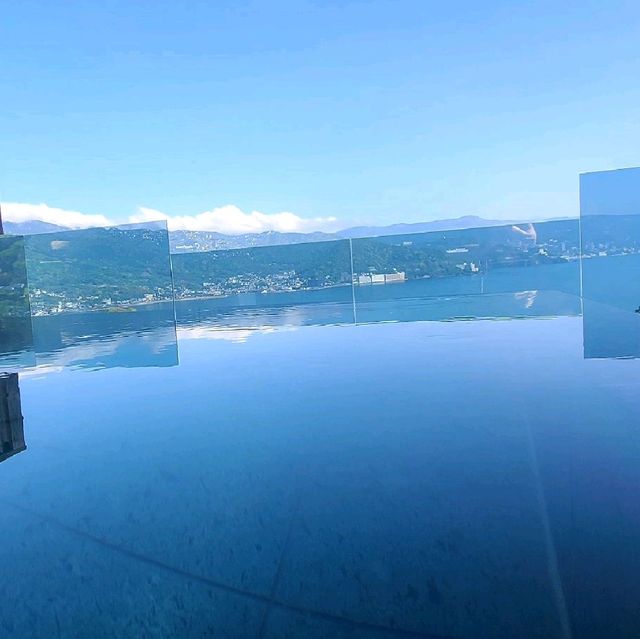 熱海を見下ろす絶景の景色、貸切露天風呂最高✨