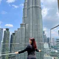 KLCC view from Envi Skydining