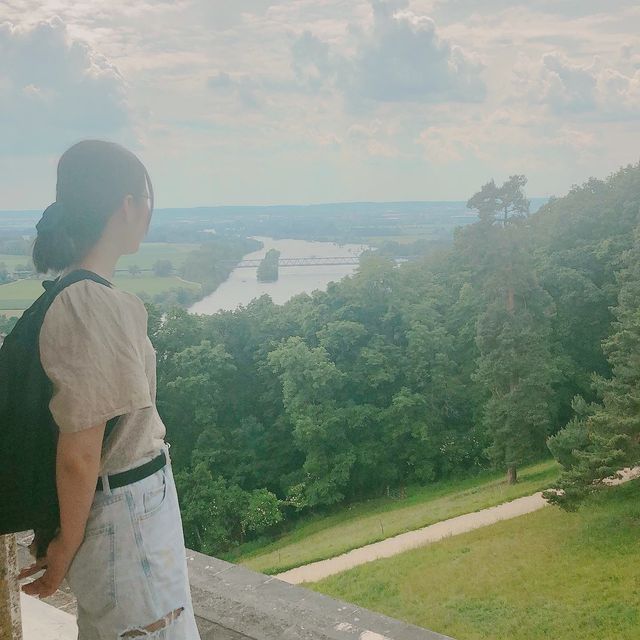 Walhalla神殿　レーゲンスブルク  ドナウ川