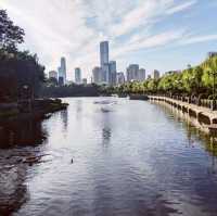 Laodong Park in Dalian's Downtown