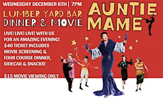 A night with Auntie Mame | LumberYard Bar