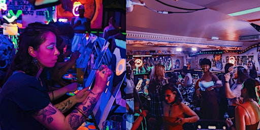 Neon Painting: Dublin Skyline | Pawn Shop | Dame Street