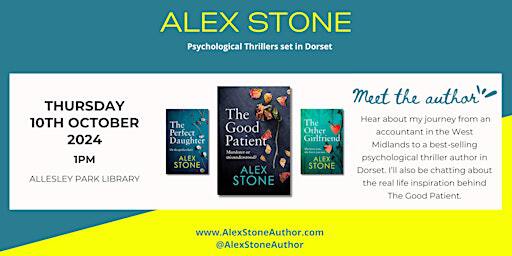 Meet The Author - Alex Stone at Allesley Park Library | Allesley Park Library