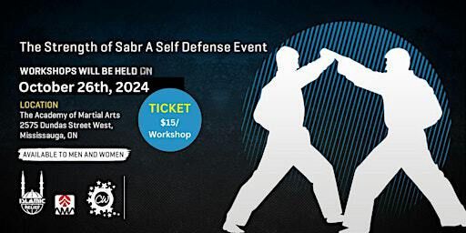 Charity Week - Strength in Sabr - A Self Defense Event | The Academy of Martial Arts - Mississauga South/Oakville