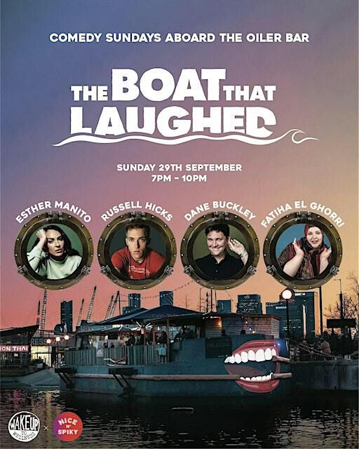Comedy Sunday @ The Oiler Bar: The Boat That Laughed! Sunday September 29th | The Oiler Bar, London, Royal Victoria Beach, UK